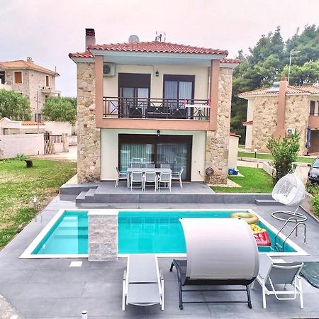 Earthy Boutique Luxurious House -Marble Luxury House Paliouri Exterior foto