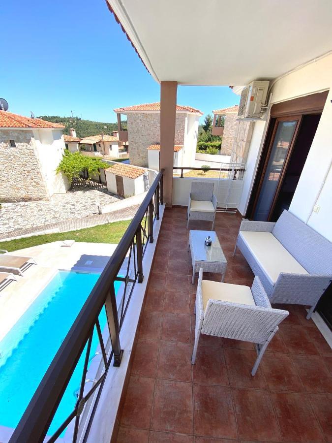 Earthy Boutique Luxurious House -Marble Luxury House Paliouri Exterior foto