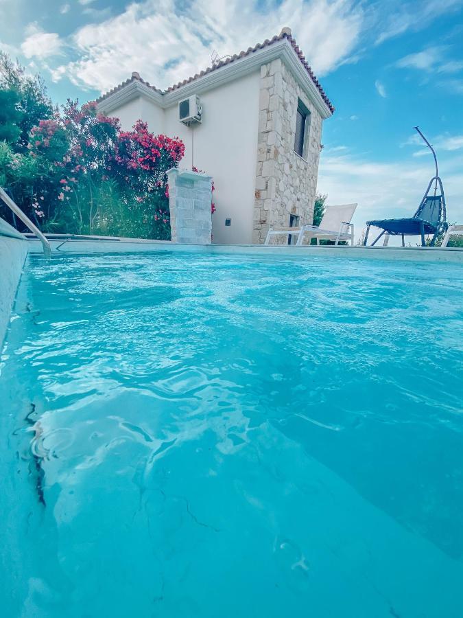 Earthy Boutique Luxurious House -Marble Luxury House Paliouri Exterior foto